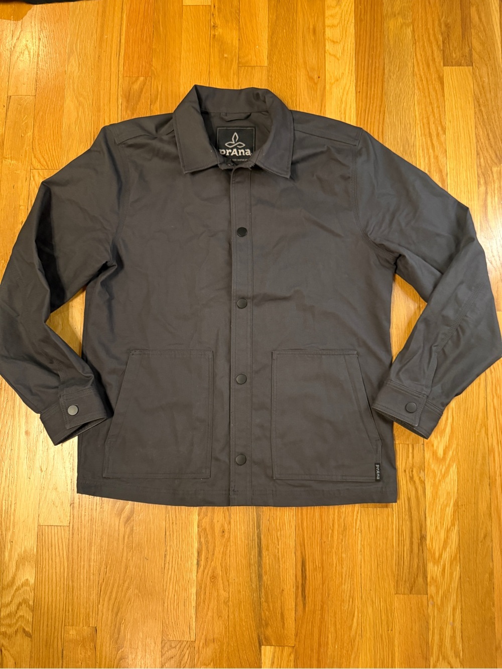 Prana Men's Dark Gray Lightweight Shirt Jacket